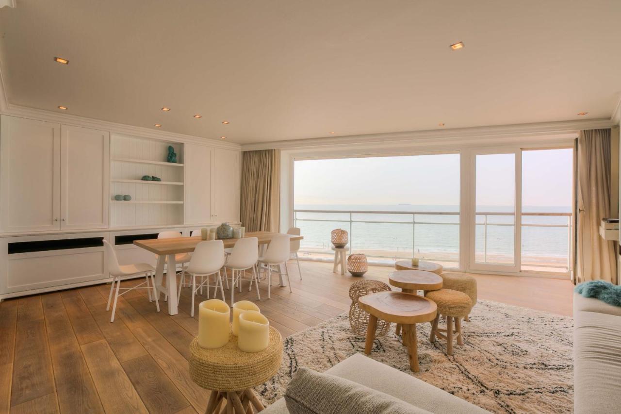Appartementen Op De Zeedijk In Knokke Op De 3E En 4E Verdieping Van Logie Marie المظهر الخارجي الصورة