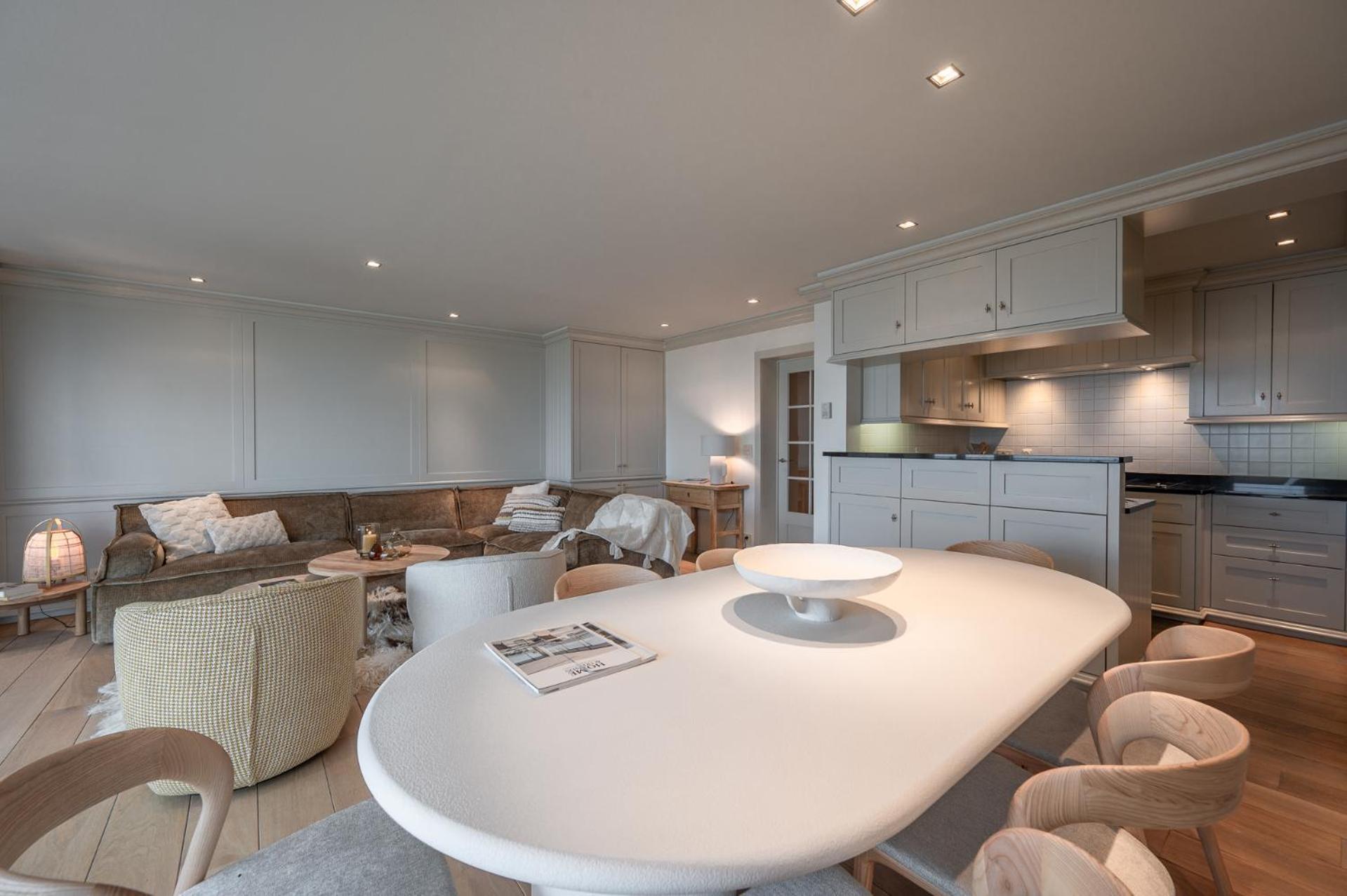Appartementen Op De Zeedijk In Knokke Op De 3E En 4E Verdieping Van Logie Marie المظهر الخارجي الصورة