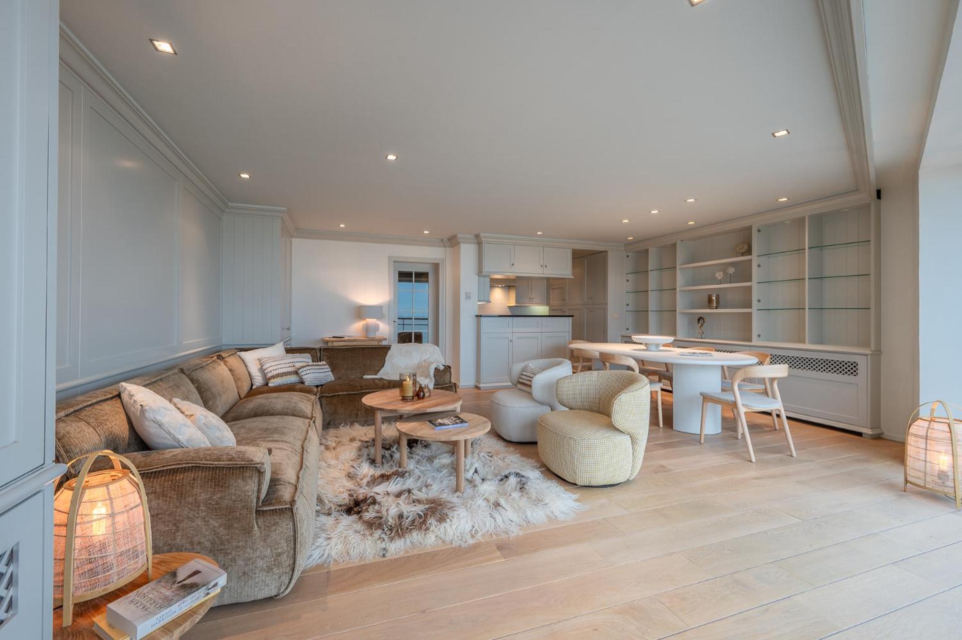 Appartementen Op De Zeedijk In Knokke Op De 3E En 4E Verdieping Van Logie Marie المظهر الخارجي الصورة