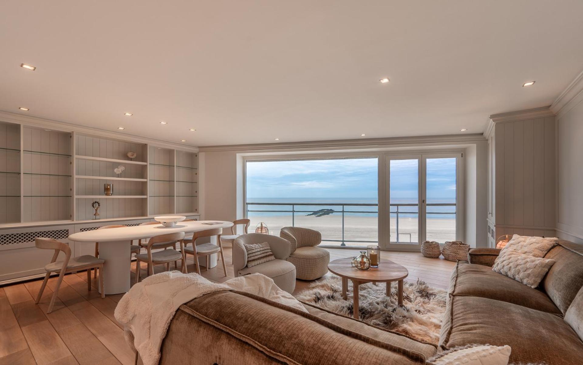 Appartementen Op De Zeedijk In Knokke Op De 3E En 4E Verdieping Van Logie Marie المظهر الخارجي الصورة